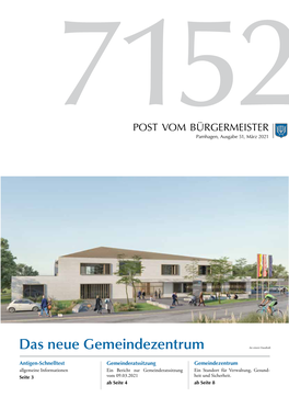 Das Neue Gemeindezentrum an Einen Haushalt