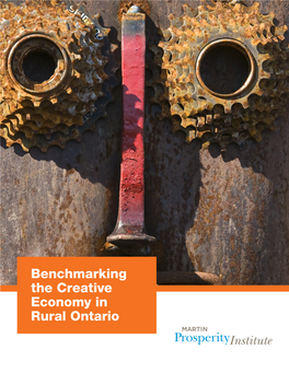 Benchmarking the Creative Economy in Rural Ontario