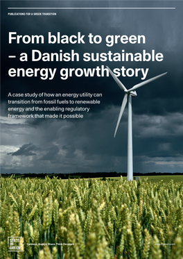 From Black to Green – a Danish Sustainable Energy Growth Story