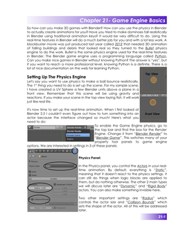 Chapter 21- Game Engine Basics