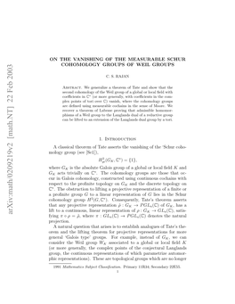 Arxiv:Math/0209219V2