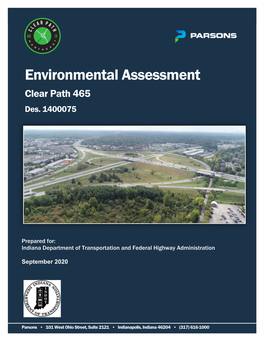 Environmental Assessment Clear Path 465 Des