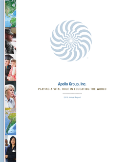 Apollo Group, Inc. Playing a Vital Role in Educating the World