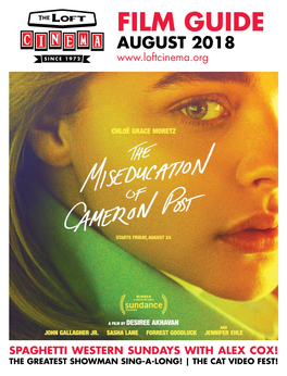 Film Guide August 2018