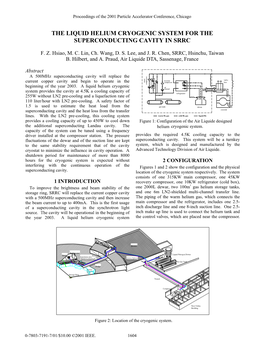 The Liquid Helium Cryogenic System for the Superconducting Cavity in Srrc