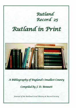 Rutland Record 25