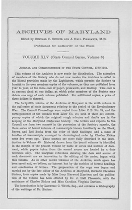 Maryland Historical Magazine, 1928, Volume 23, Issue No. 4