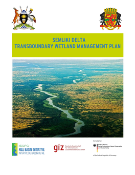 Cover Semliki Wetland Management Plan