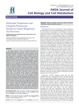 Molecular Chaperones and Ubiquitin