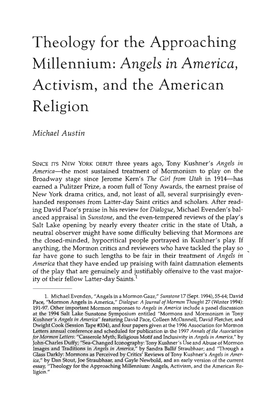 Theology for the Approaching Activism, and the American Religion