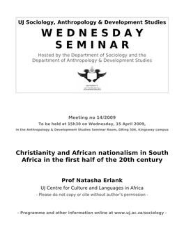 The Link Between Christianity and the Rise of African Nationalism