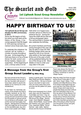 005-2012 Newsletter