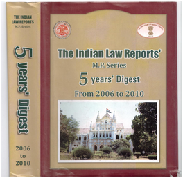 Five Years' Digest of the Indian Law Reports M.P