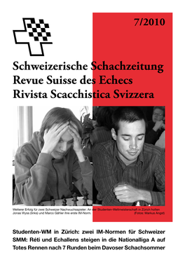 Schweizerische Schachzeitung 2010