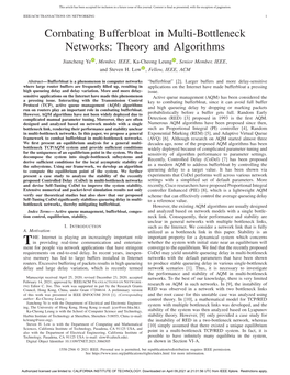 Combating Bufferbloat in Multi-Bottleneck Networks: Theory and Algorithms