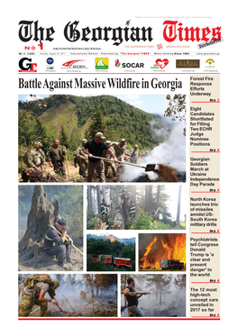 Battle Against Massive Wildfire in Georgia Efforts Underway on P