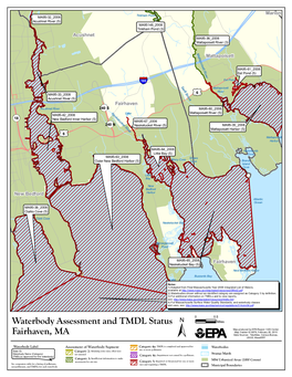 Fairhaven, MA Waterbody Assessment, 305(B)/303(D), And