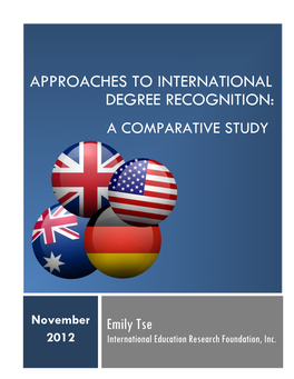 Approaches to International Degree Recognition: a Comparative Study