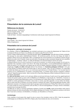 Présentation De La Commune De Lureuil