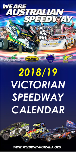 2018/19 Victorian Speedway Calendar