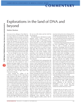 NATURE MEDICINE VOLUME 10 | NUMBER 10 | OCTOBER 2004 Xxi COMMENTARY