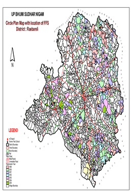 Circle Plan Map with Location of FFS District : Raebareli up BHUMI