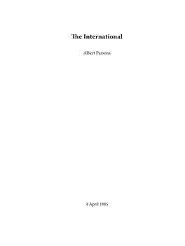 The International