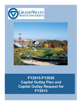 FY2015-FY2020 Capital Outlay Plan and Capital Outlay Request for FY2015 Table of Contents