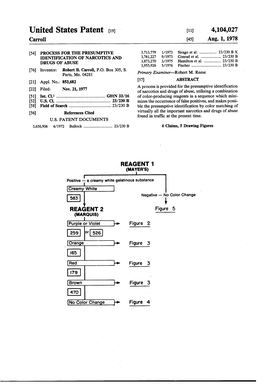 United States Patent (19) (11) 4,104,027 Carroll (45) Aug