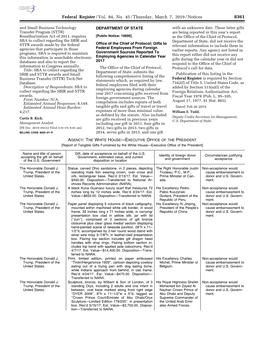 Federal Register/Vol. 84, No. 45/Thursday, March 7, 2019/Notices