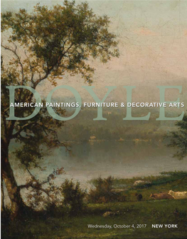 American Paintings, Furniture & Decorative Arts