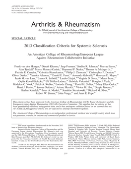 2013 ACR EULAR Ssc Classification Criteria Complete Article.Pdf