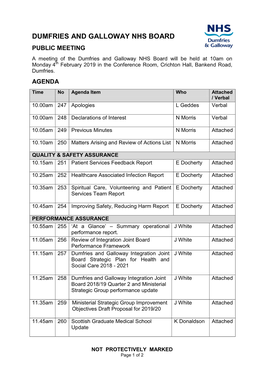 Dumfries and Galloway Nhs Board