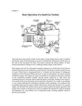 Small Gas Turbines Chapter 1 Operation