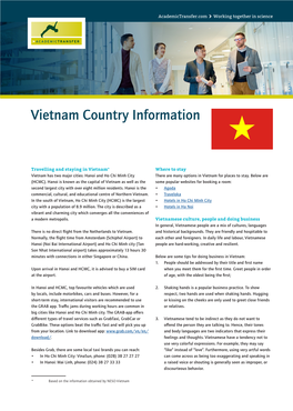 Vietnam Country Information