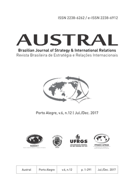 Brazilian Journal of Strategy & International Relations Revista Brasileira De Estratégia E Relações Internacionais