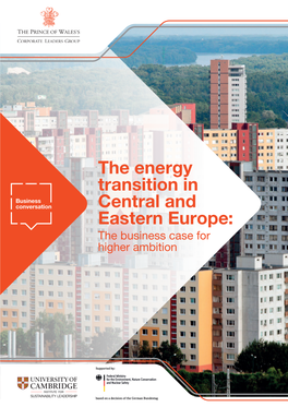 The Energy Transition in Central and Eastern Europe