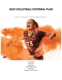 2019 Volleyball External Plan