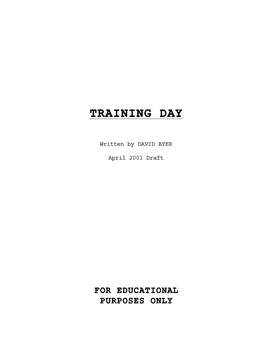 Training Day