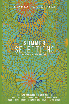 Summer Selections Modern & Contemporary