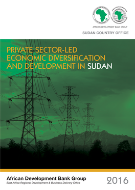 Private Sector-Led Economic Diversification and Development in Sudan