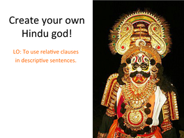 Create Your Own Hindu God!