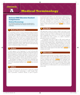 Medical Terminology