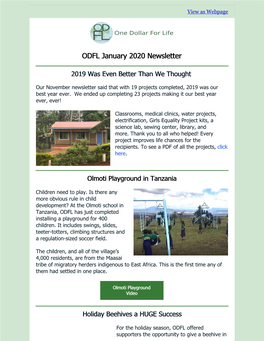 ODFL January 2020 Newsletter