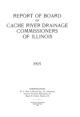 Cache River Drainage Commissioners of Illinois