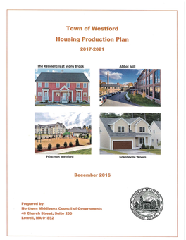 Town of Westford Housing Production Plan