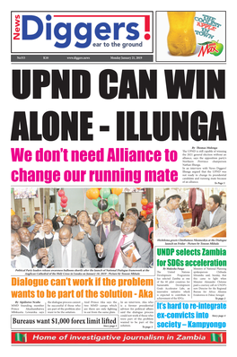 We Don't Need Alliance to Change Our Running Mate