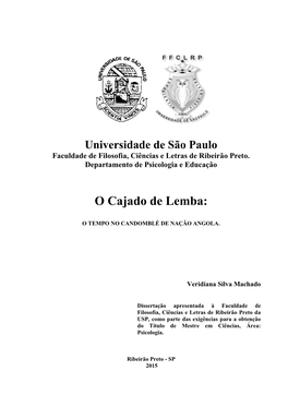 O Cajado De Lemba