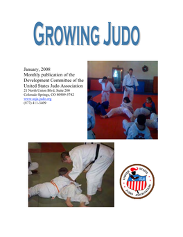Growing Judo October 2007 2 \ TABLE of CONTENTS