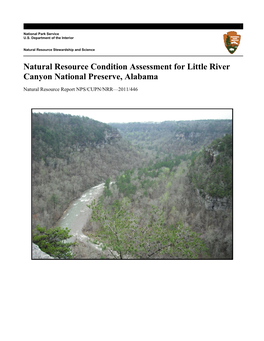 Natural Resource Condition Assessment for Little River Canyon National Preserve, Alabama